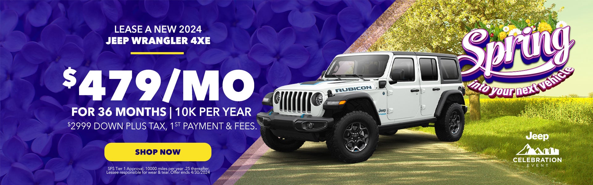 Lease a new 2024 Jeep Wrangler